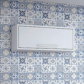 Armário Aéreo de Geladeira em MDP 80cm Cozinha Paris Plus Sallêto