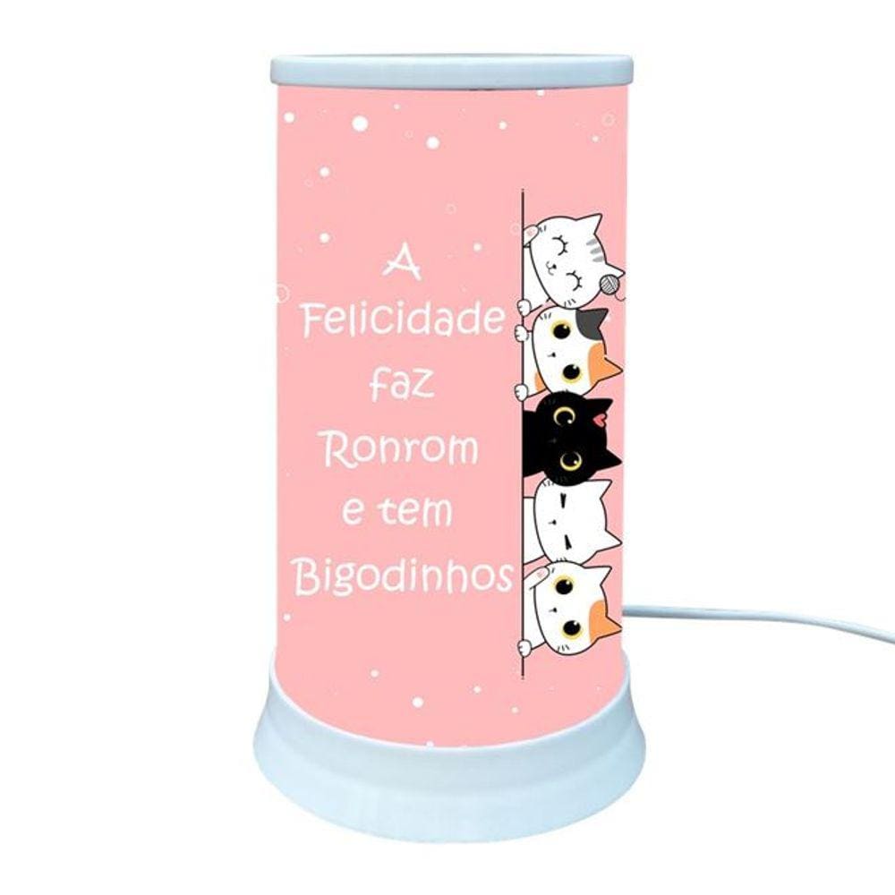 Luminária de Mesa Hug Cute Gatitos