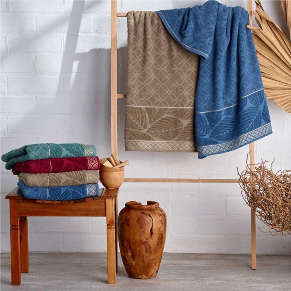 Toalha de Rosto Jacquard Appel 420g/m² - Nativa - Palha
