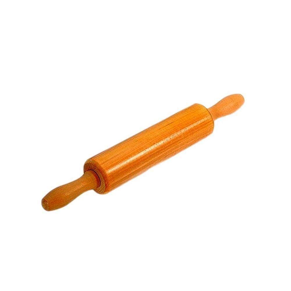 Rolo Para Massas De Madeira Fixo 23X6Cm