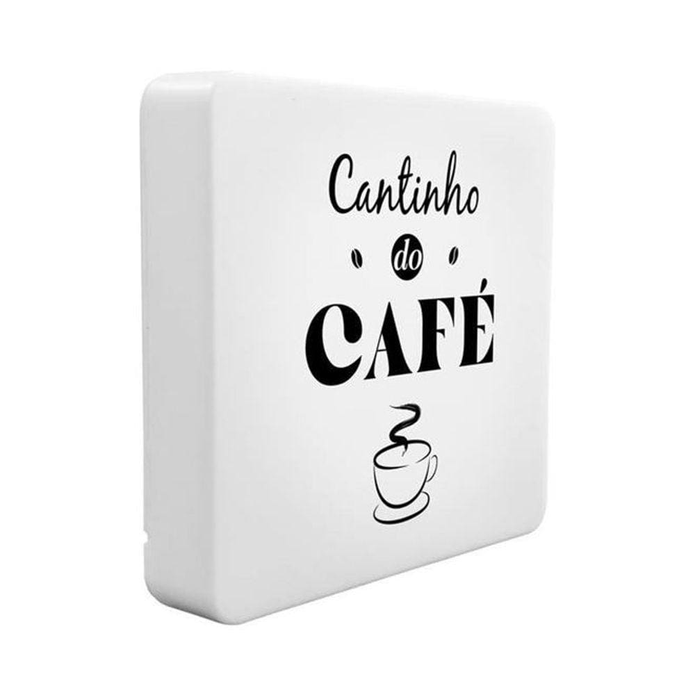Luminária Box Slim Catinho do Café USB
