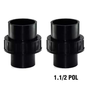 Luva de União 50MM (1.1/2 POL) para Filtro de Piscina c/ 2 Unidades 600001 FLUIDRA