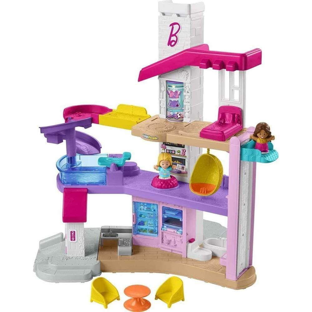 Barbie casa dos sonhos com escorregador mattel