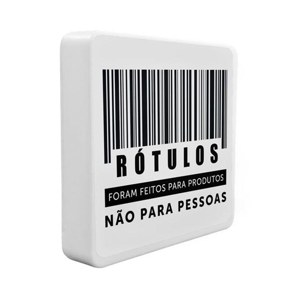 Luminária Box Slim Rotulos USB