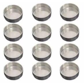 Forminha N°0 Kit Com 50 Unidades Aluminio 4cm