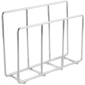Suporte para Tábuas de Carne Corte Organizador Aramado para Cozinha Cromado Masutti