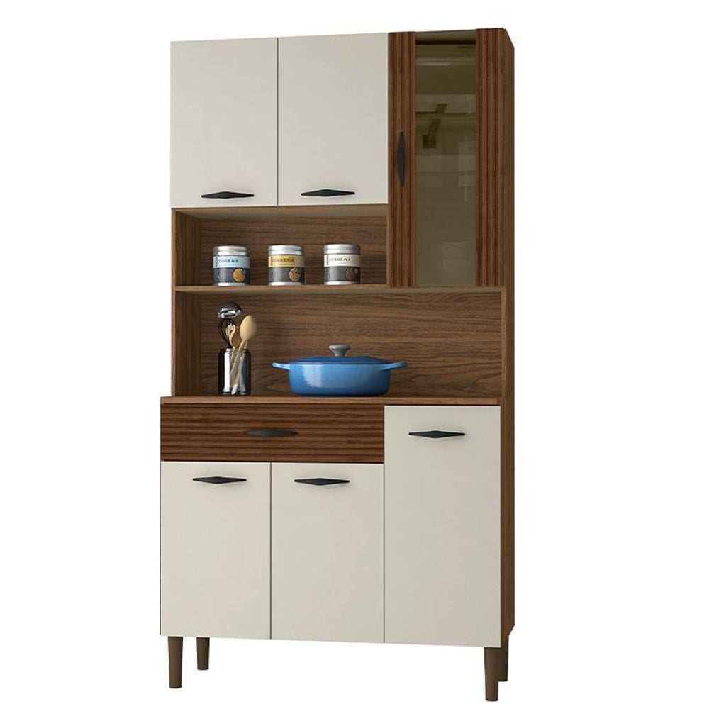 Armário Cozinha Golden 6 Portas e 1 Gaveta