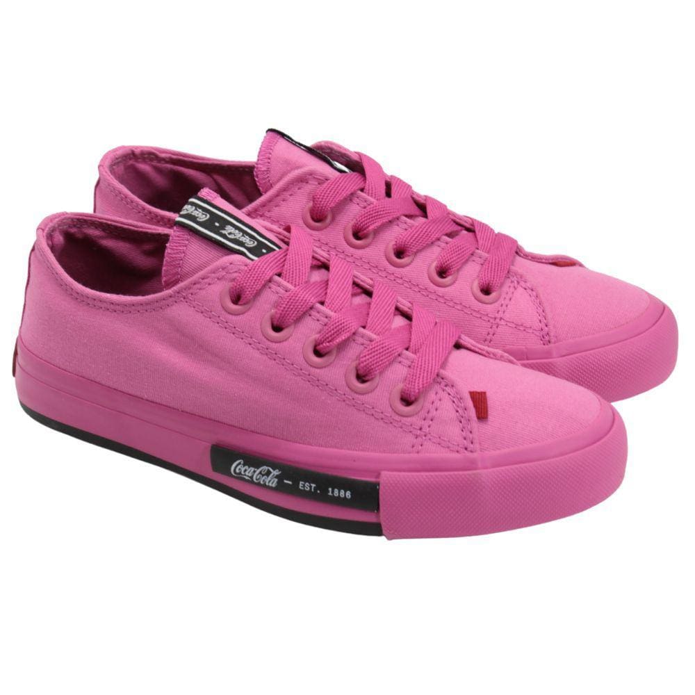 Tênis Casual Coca Cola Cc2146 Daytona Pink