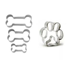 Jogo Cortador Mini Osso E Mini Patinha Inox