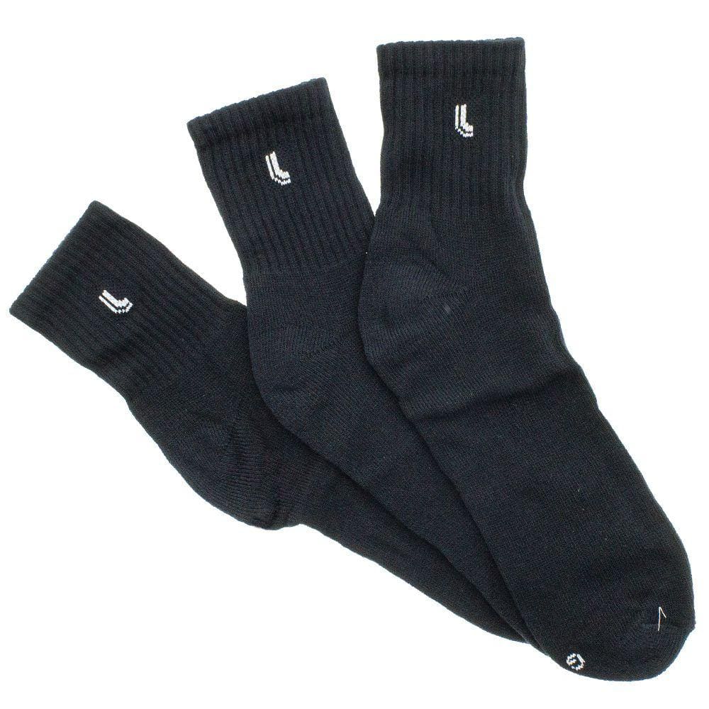 Kit Com 3 Pares De Meias Lupo Sport - 3245