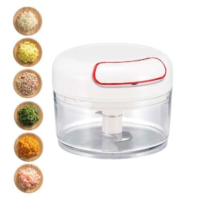 Mini Processador Alimentos Alho Legumes 2 Lâminas 200Ml