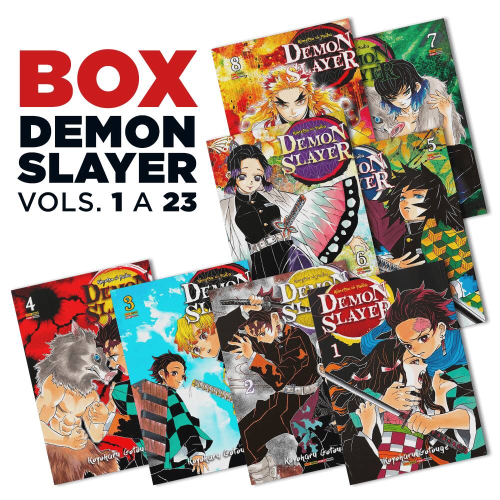 Box Demon Slayer Vols. 1 ao 23