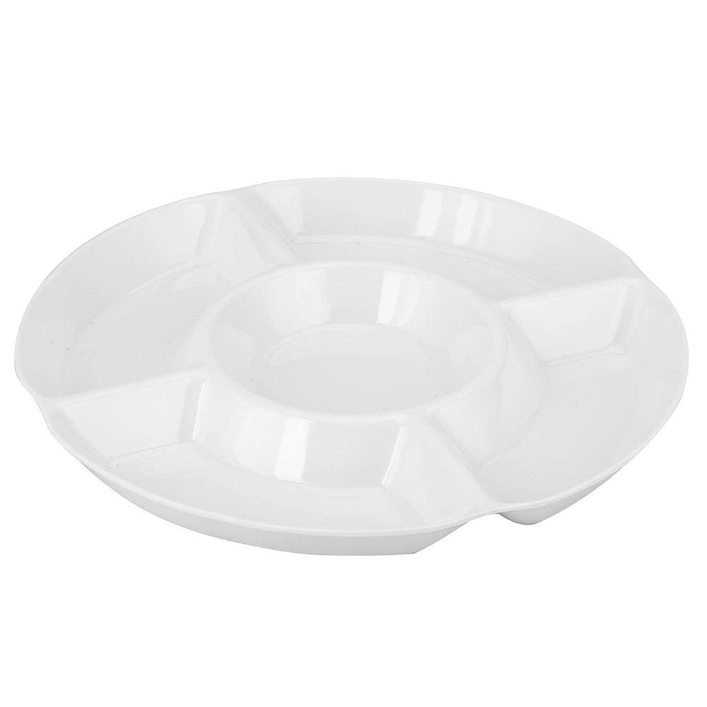 Petisqueira com 5 Divisões 30 cm Melamina Uny Home