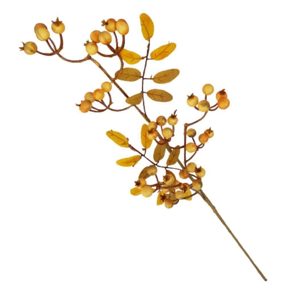 Galho Decorativo Com Frutinhas 60 Cm