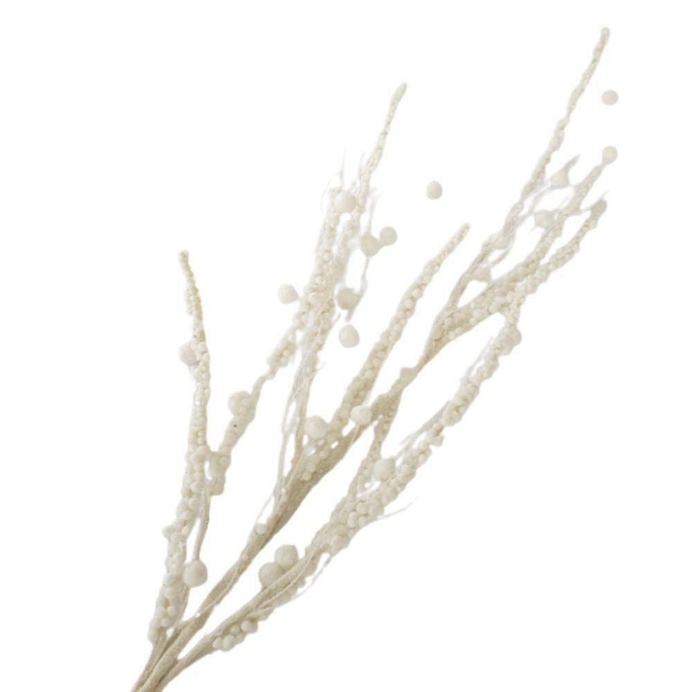 Galho Decorativo Silicone Branco 90cm 90cm