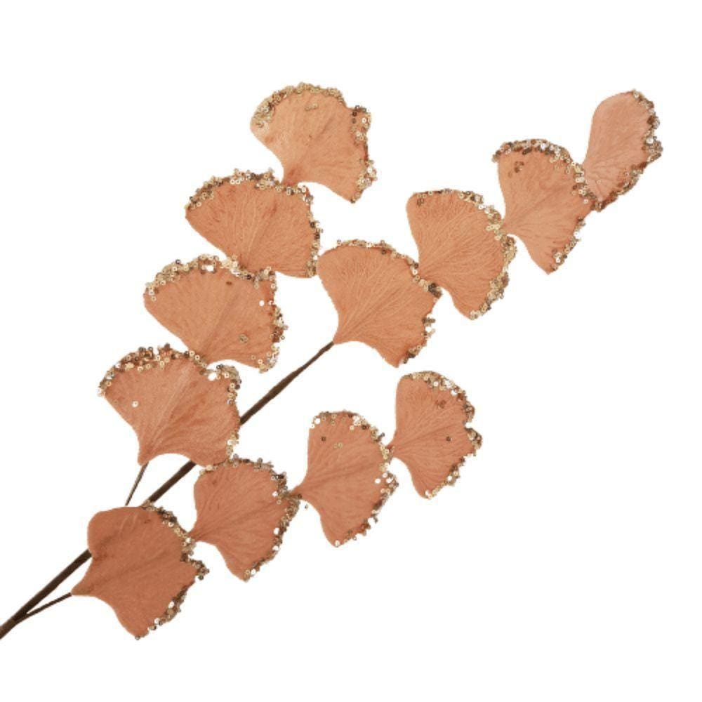 Galho Decorativo 3 Ramos Rose 82cm 82cm