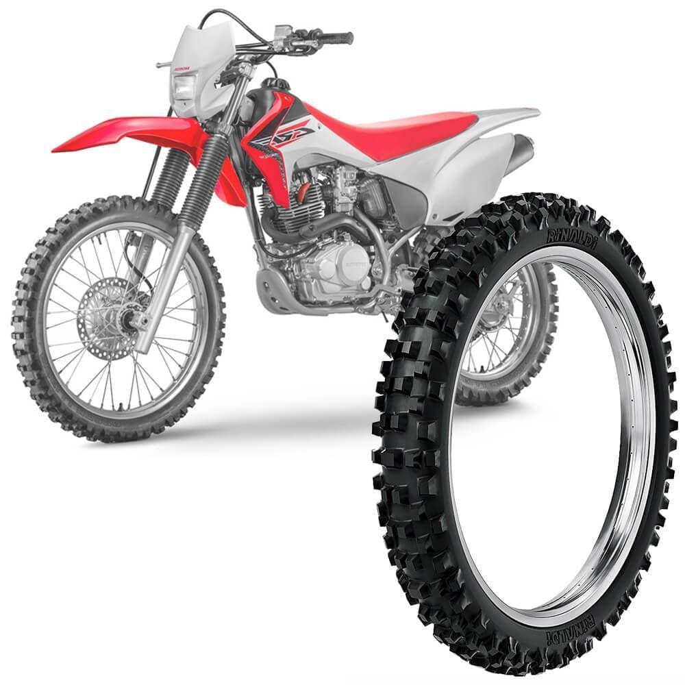 Pneu Moto Crf 230f Rinaldi 80/100-21 51m Dianteiro Rw33