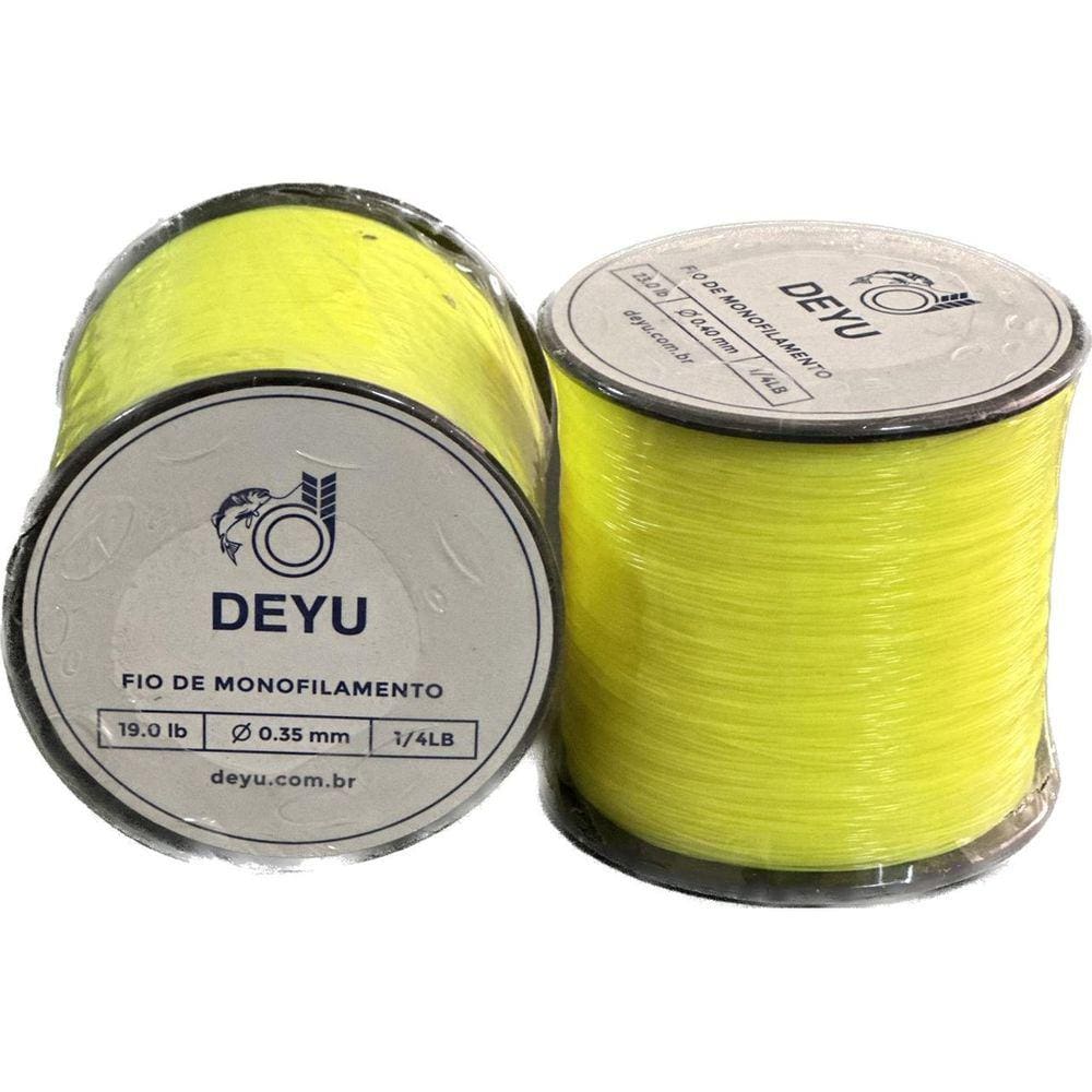 Linha Deyu Best Cast  0,35 / 9 kg  Amarela - 100 gr / 900 metros