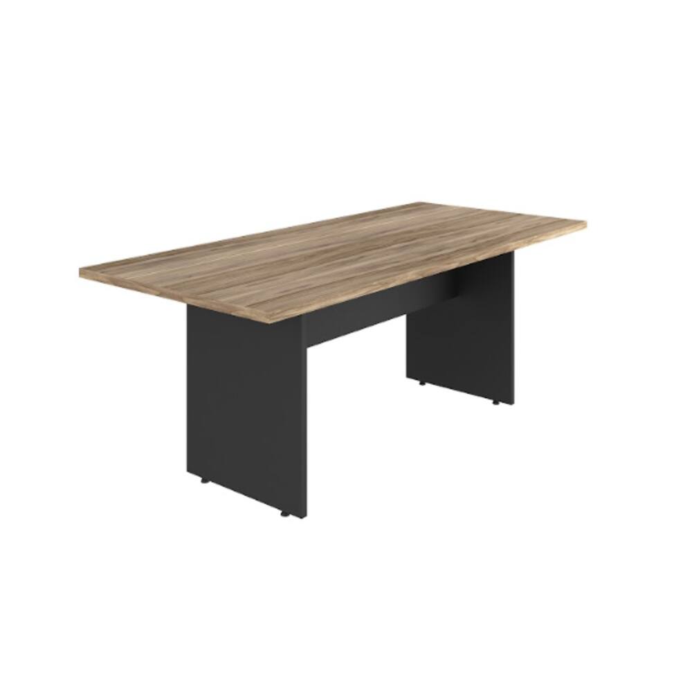 Mesa Reunião Retangular Web30 2,00 x 0,90 - 30mm Calvi/Preto
