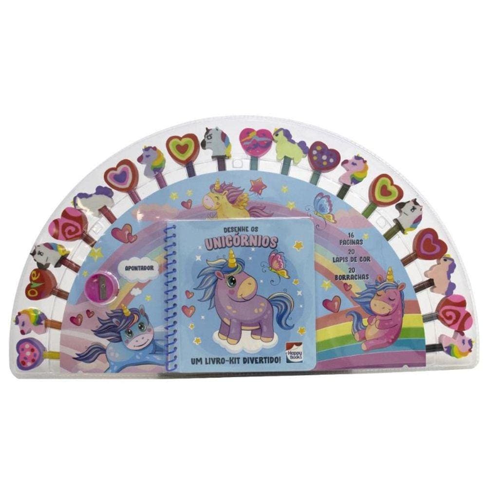 Um Livro-Kit Divertido! Desenhe Os Unicornios