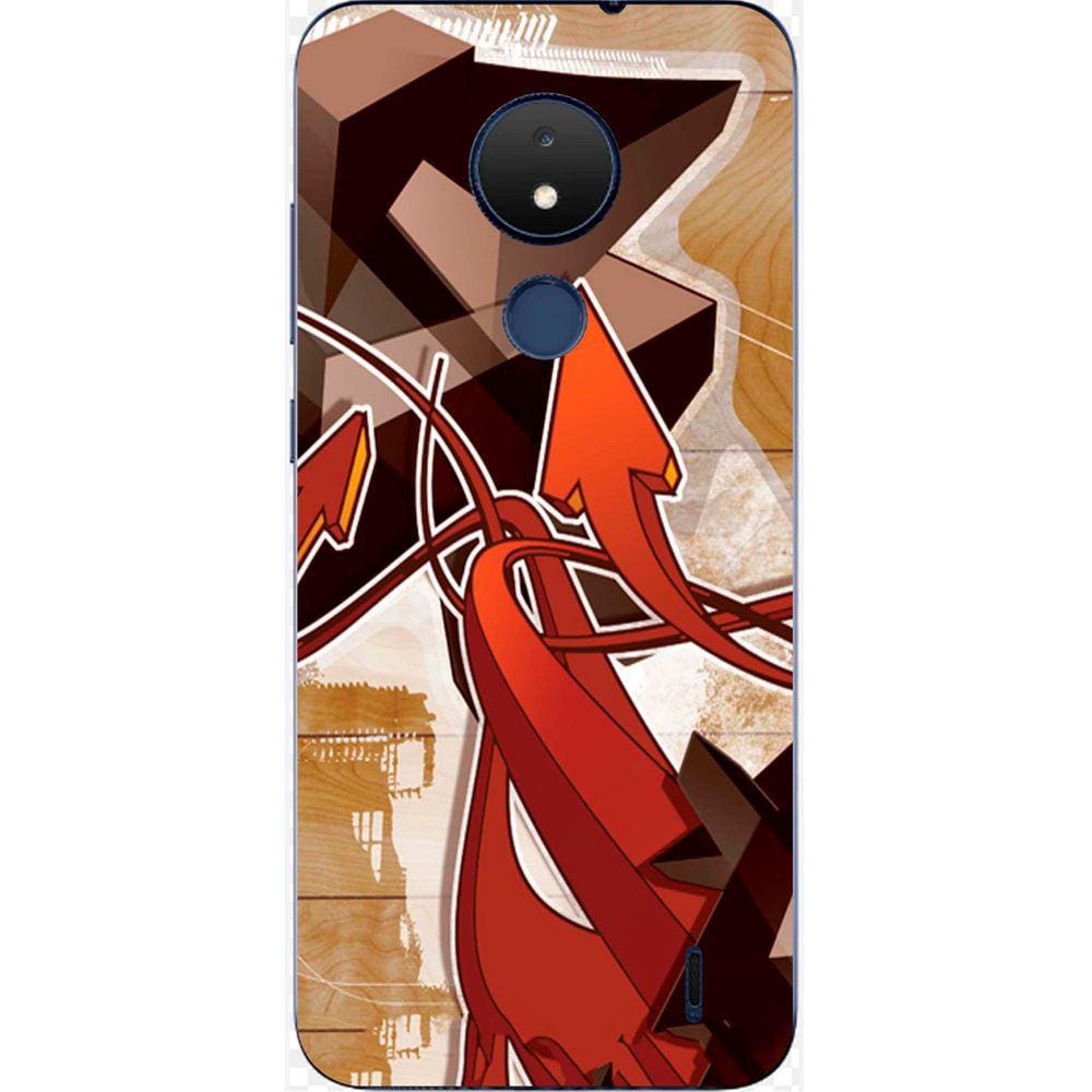 Capa Adesivo Skin071 Verso Para Nokia C21 2022