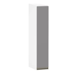 Armário Aéreo 15cm 1 Porta Pérola Branco Polar C/Cinza