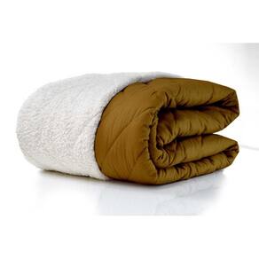 Coberdrom Cobertor King Ultra Dupla Face Sherpa de Carneiro Manta 1 Peça