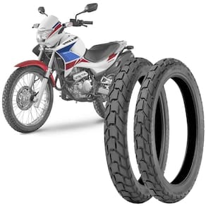 2 Pneu Moto Falcon Technic 120/90-17 64s 90/90-21 54s T&c