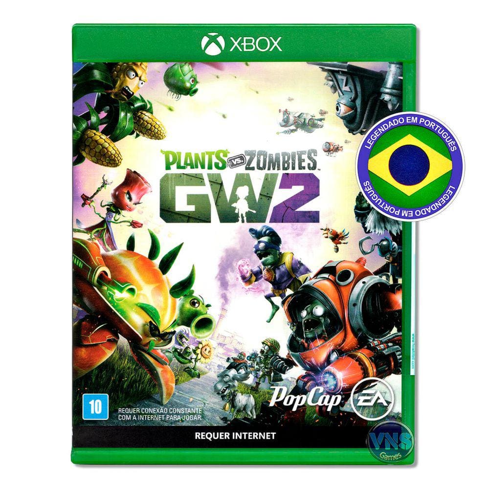 Jogo Plants VS Zombies - Xbox 360 Mídia Física Usado - Mundo Joy