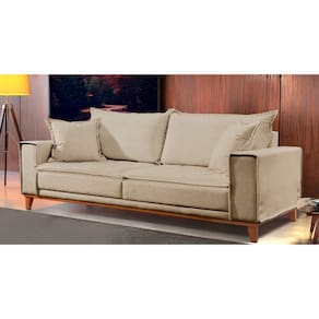 Sofá Fixo Aquiles 3 Lugares Luxo 200cm Castellar Móbile