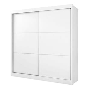 Guarda Roupa Casal 2 Portas 6 Gavetas Cancun D`Doro Móveis Branco