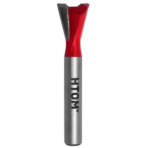 Fresa Rabo De Andorinha 1/2 Pol. Haste 1/4 Metal Duro Tupia