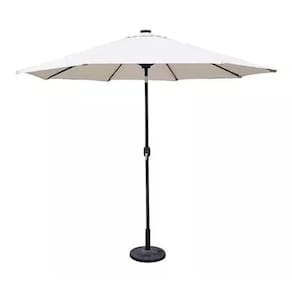 Ombrelone Central Guarda Sol Com Luz Led Solar E U.v 300cm