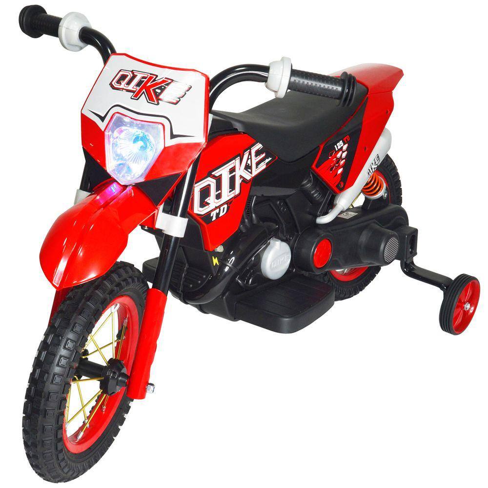 Mini Moto Cross Infantil Elétrica 6V Recarregável Triciclo Criança