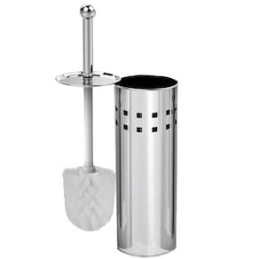 Escova Sanitaria Inox C Suporte 27X10cm Banheiro