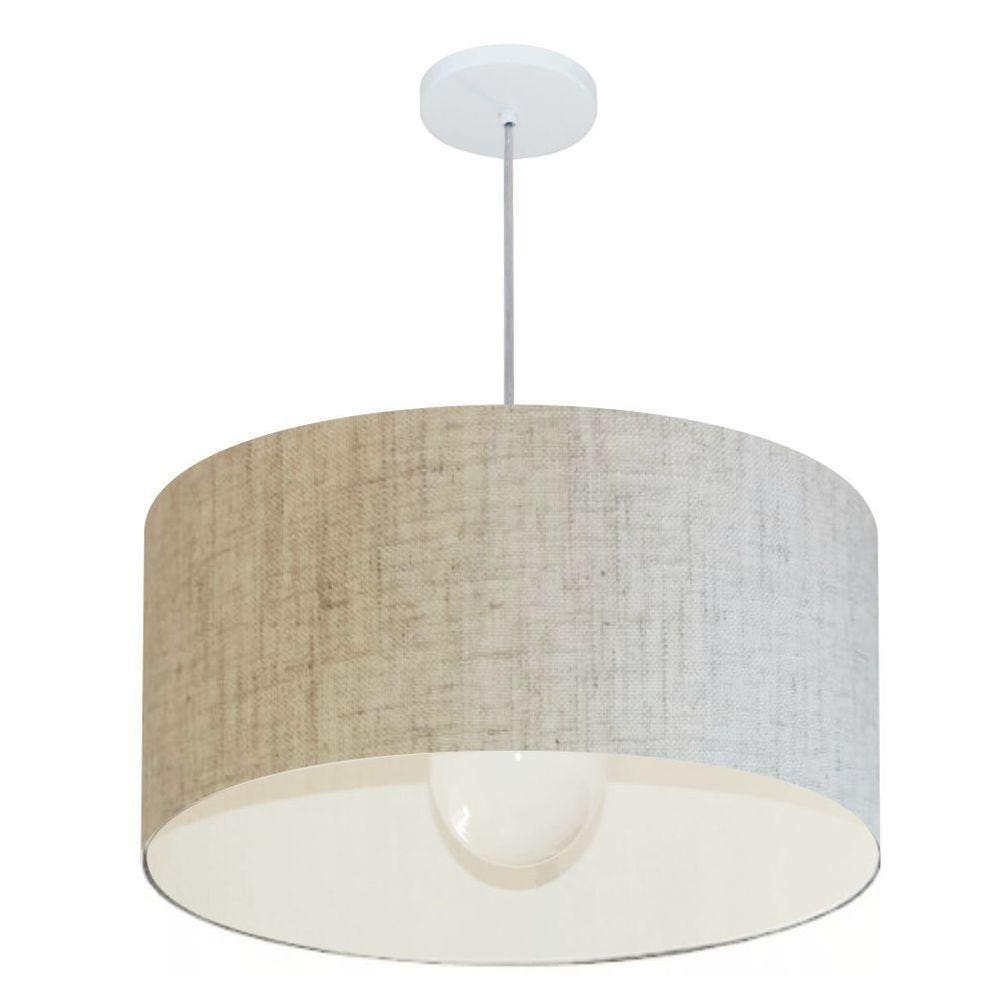 Lustre pendente cilíndrico free lux para mesa de jantar, sala, quarto, churrasqueira e balcão.