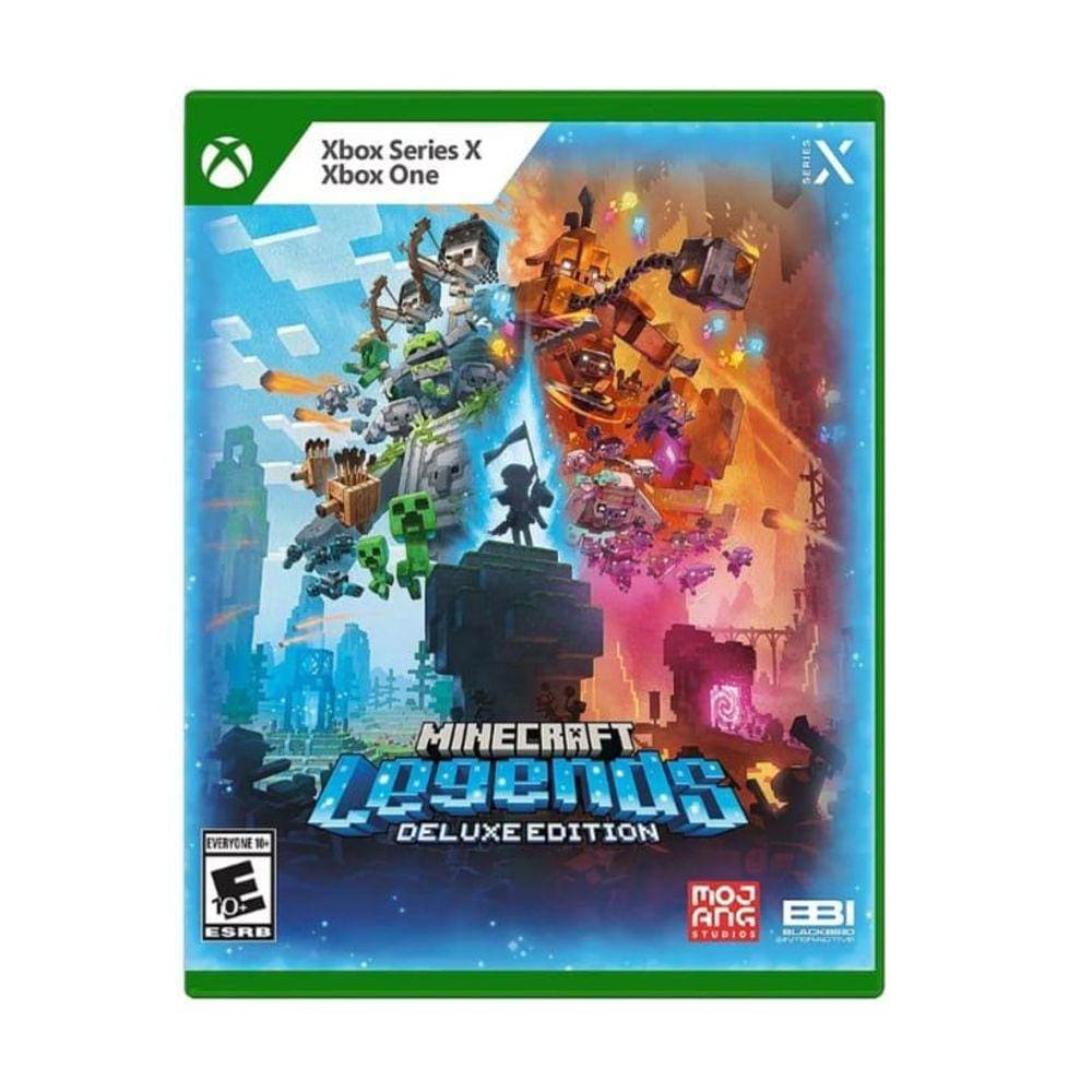 Jogo Minecraft Legends Deluxe Edition Ps5 Midia Fisica