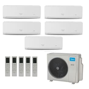 Ar Condicionado Multisplit Hw Inverter 42.000 Btu (2x Evap 9.000 + 3x Evap 12.000) Quente Frio 220v