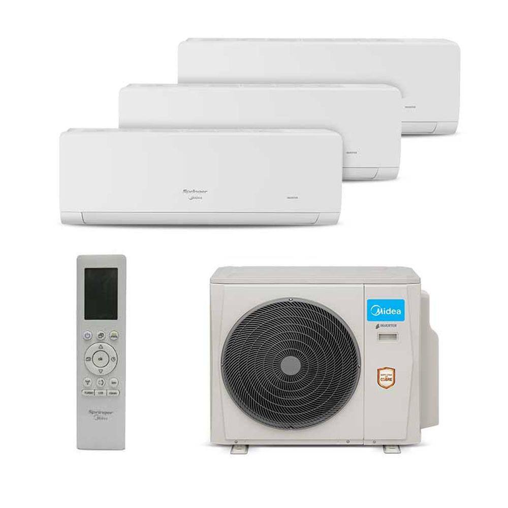 Ar Condicionado Multisplit HW Inverter 36.000 Btu (1x Evap 9.000 + 1x Evap 12.000 + 1x Evap 24.000) Quente Frio 220v