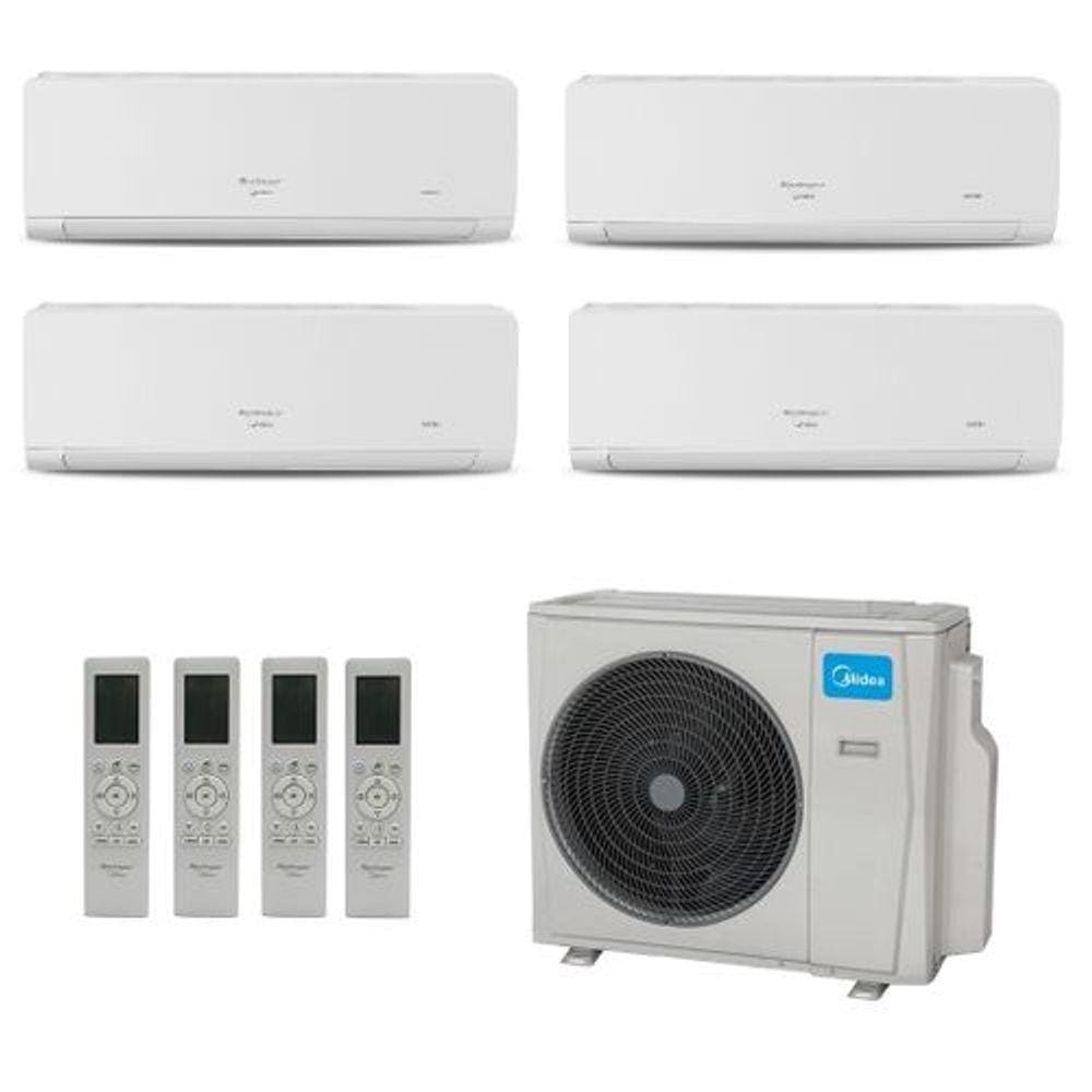 Ar Condicionado Multisplit HW Inverter 36.000 Btu (3x Evap 9.000 + 1x Evap 12.000) Quente Frio 220v