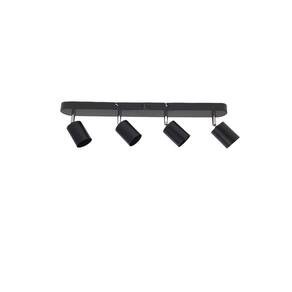 Spot Sobrepor Direcionável Quadruplo com Base Preto GU10 55cm