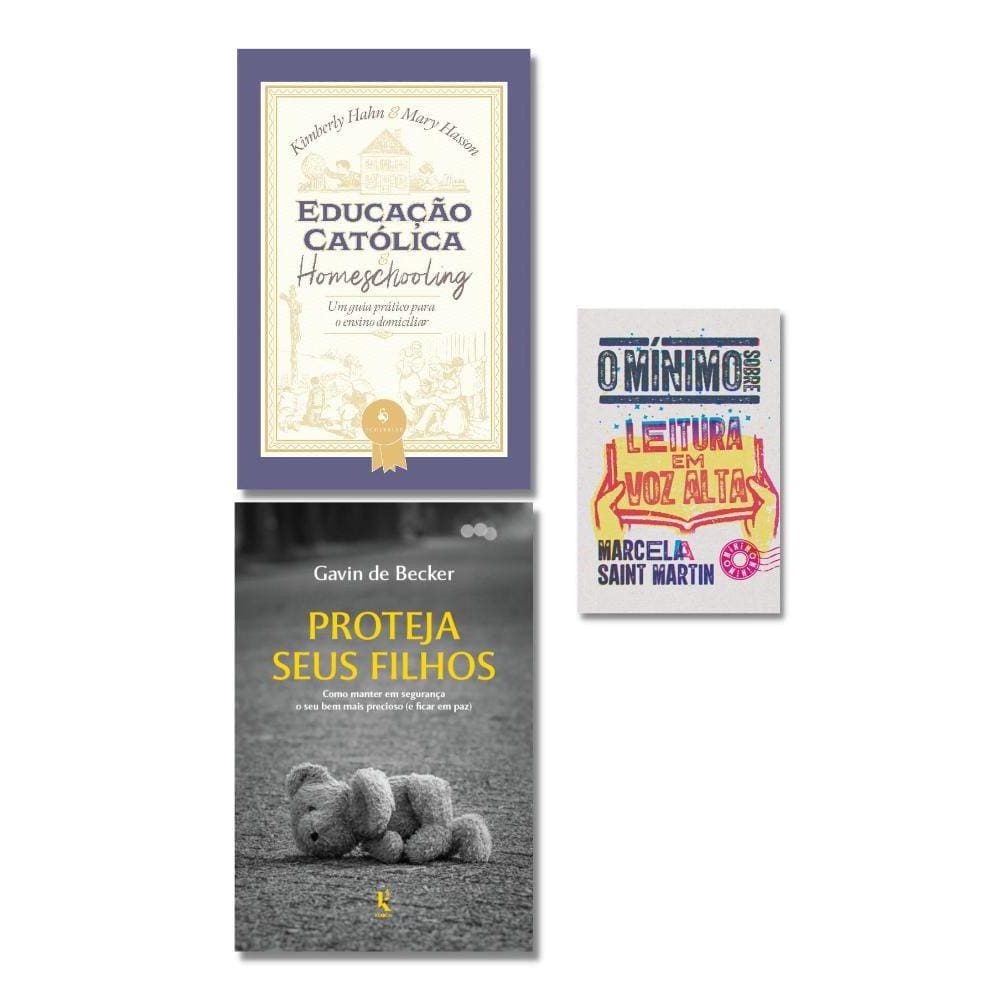 KIT educação, prepare seu filho para enfrentar o mundo