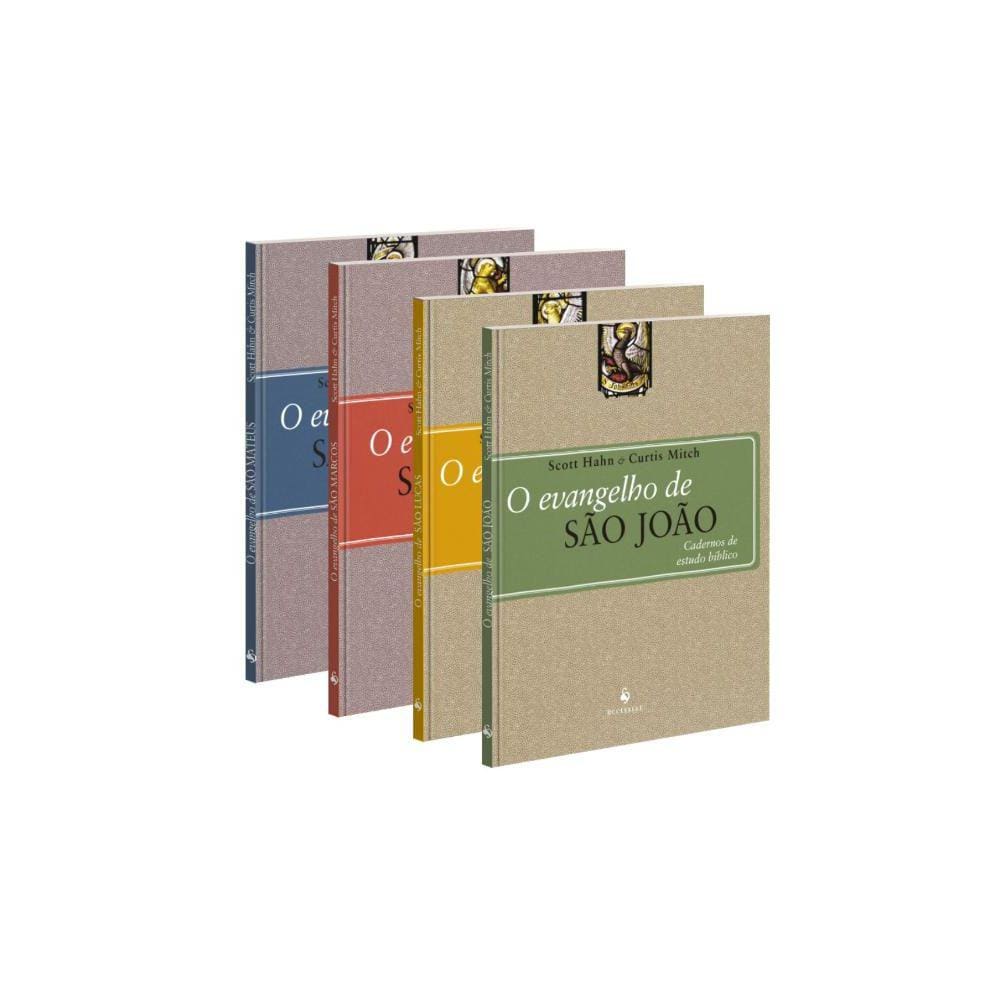 Kit - Os 4 evangelhos, caderno de estudo bíblico por Scott H