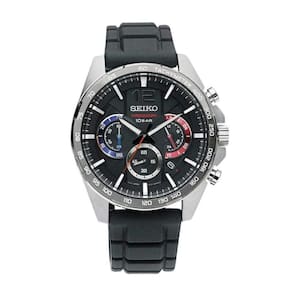 Relógio Seiko Essentials Cronógrafo Preto Ssb347