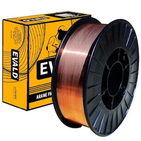 Arame para Solda Mig 1,0 MM Rolo Plástico 15 KG ER70S-6 EVALD