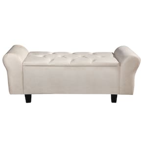 Recamier Baú Sapateira América 1.30cm Areia