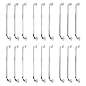 Alça de Apoio Inox Barra 70cm Kit 18 Unidades Idoso Banheiro Segurança Anti Queda Suporte Resistente Acessibilidade