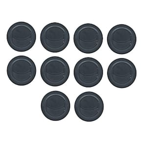 20x Difusor Ar Condicionado Caminhão Trator Van 77mm - Preto