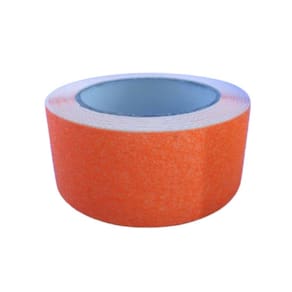 Fita Antiderrapante Laranja Fluorescente Cod 8617 50Mmx5m