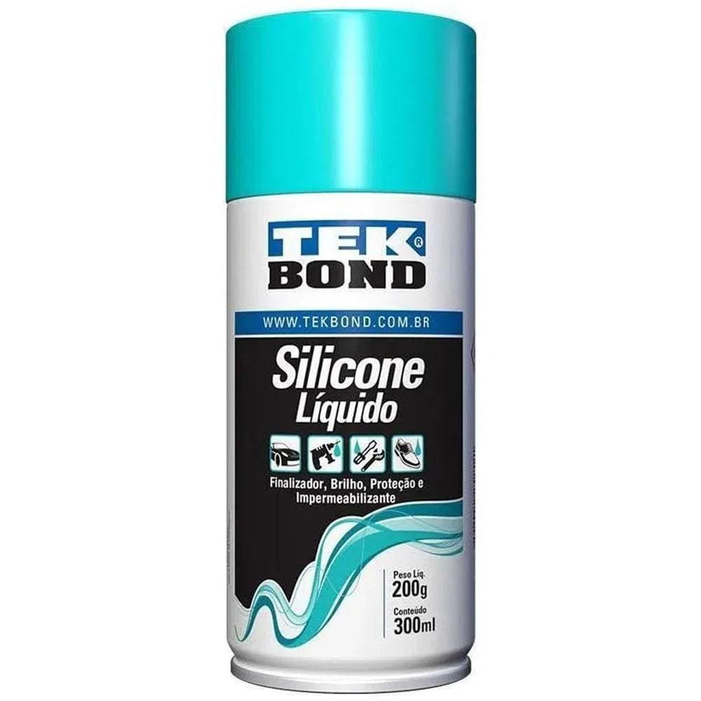 Silicone Líquido TekSpray Incolor 300ml 200g Tekbond TKS2521